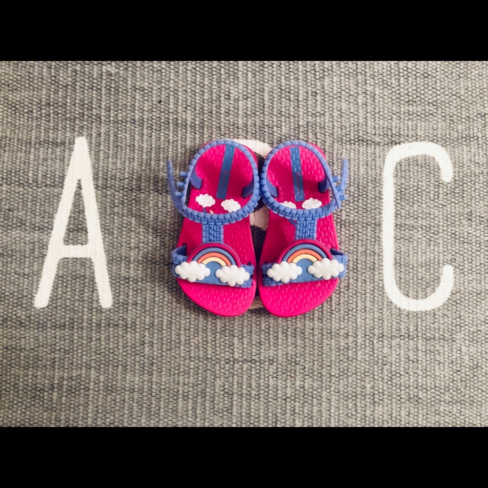 Ipanema rainbow and cloud summer water sandals